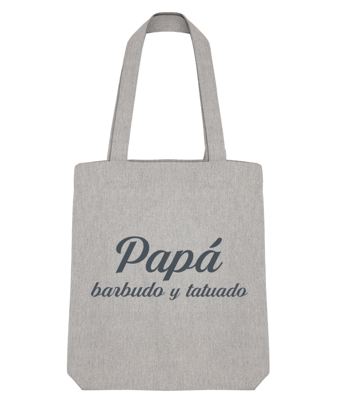 Tote Bag Stanley Stella Papá barbudo y tatuado par tunetoo 