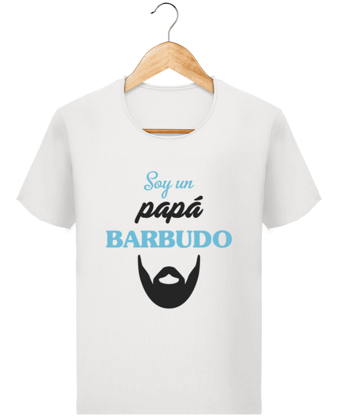  T-shirt Homme vintage Soy un papá barbudo par tunetoo