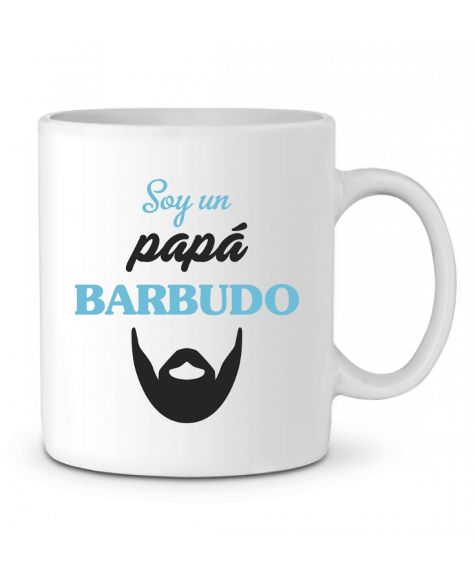 Ceramic Mug Soy un papá barbudo by tunetoo