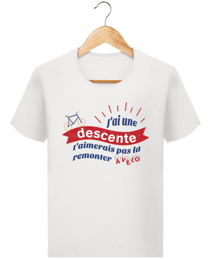  T-shirt Homme vintage J'ai une descente t'aimerais pas la remonter à vélo par tunetoo