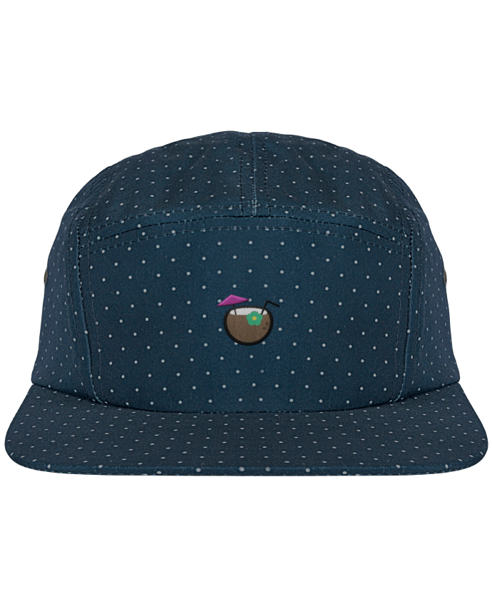 5 Panel Cap dot pattern Cocktail coco by tunetoo