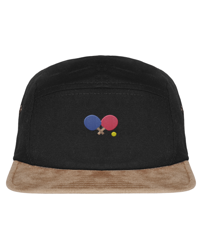 Gorra Panel 5 Visera Imitación Ante Ping Pong por tunetoo