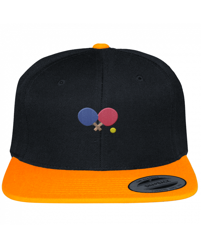 Snapback cap two-one varsity Ping Pong by tunetoo