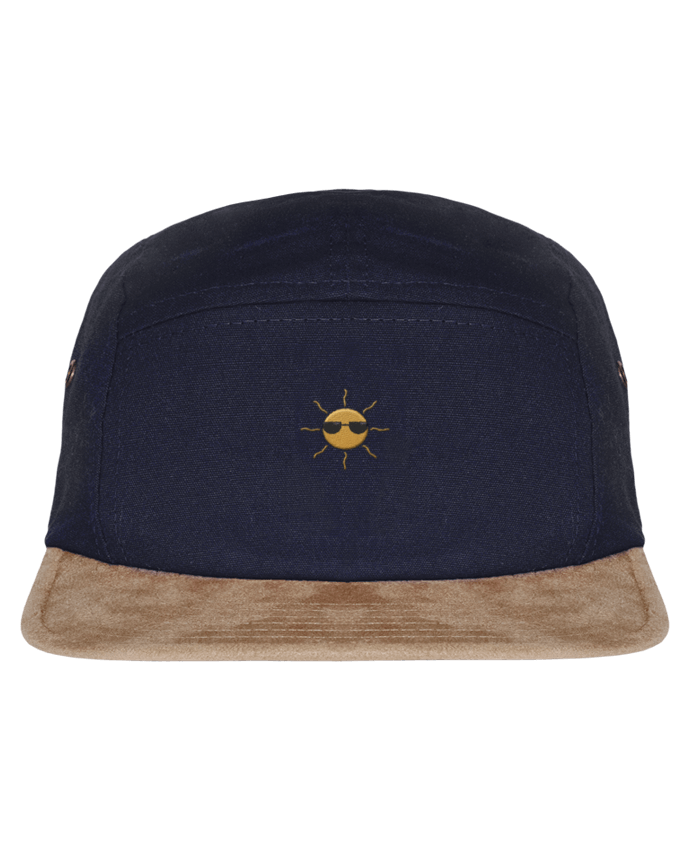 5 Panel Cap suede effect visor Sun'glasses by tunetoo