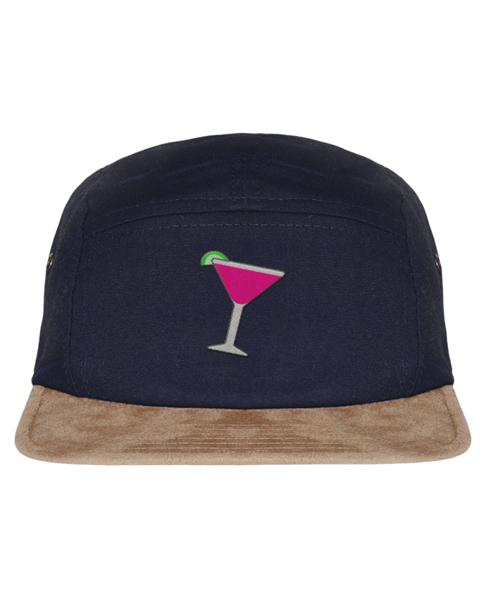 5 Panel Cap suede effect visor Cocktail by tunetoo