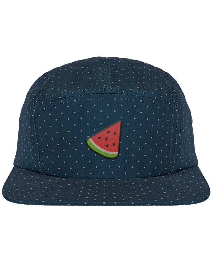5 Panel Cap dot pattern Watermelon by tunetoo
