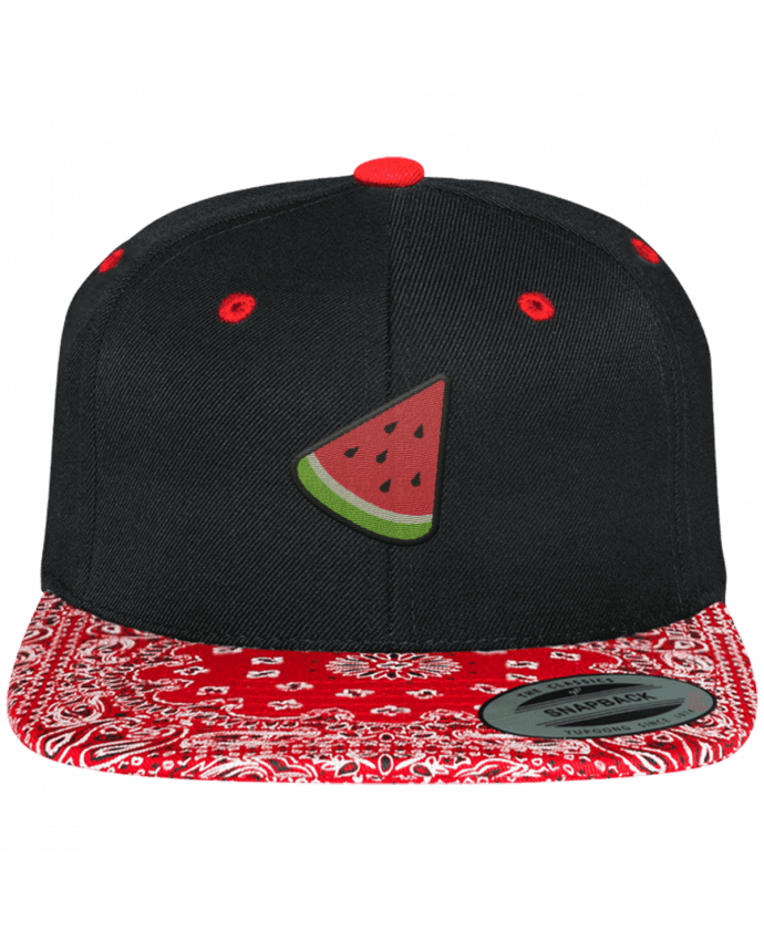 Casquette Snapback à imprimé brodé Watermelon par tunetoo