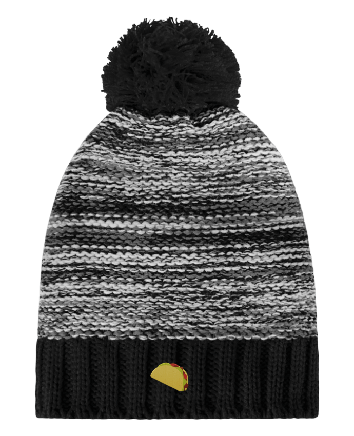 Gorro Pompón Slalom Boarder Mexican taco por tunetoo