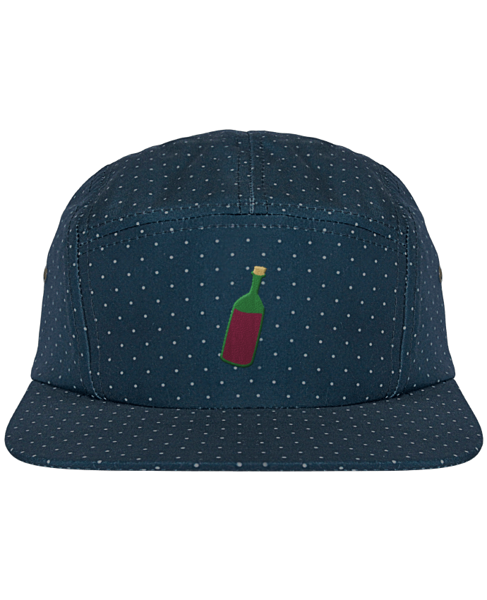 5 Panel Cap dot pattern Wine bottle by tunetoo