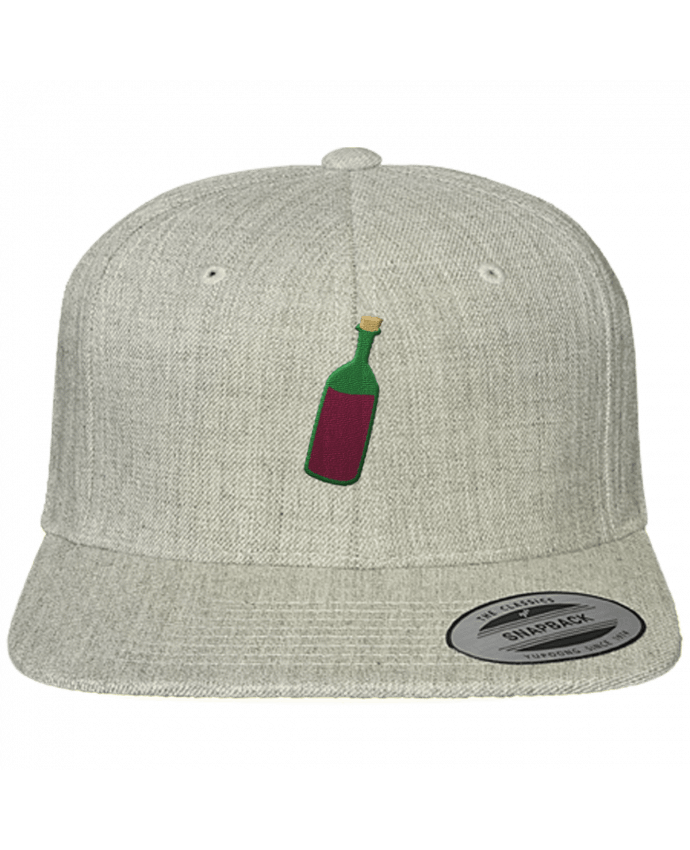 Snapback classique brodé Wine bottle par tunetoo