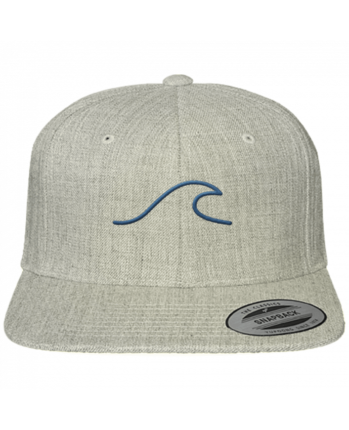 Snapback classique brodé Wave par tunetoo