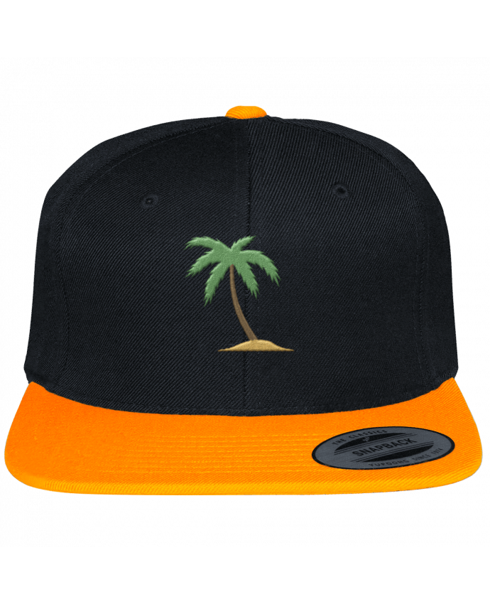 Snapback cap two-one varsity Palm Tree by tunetoo