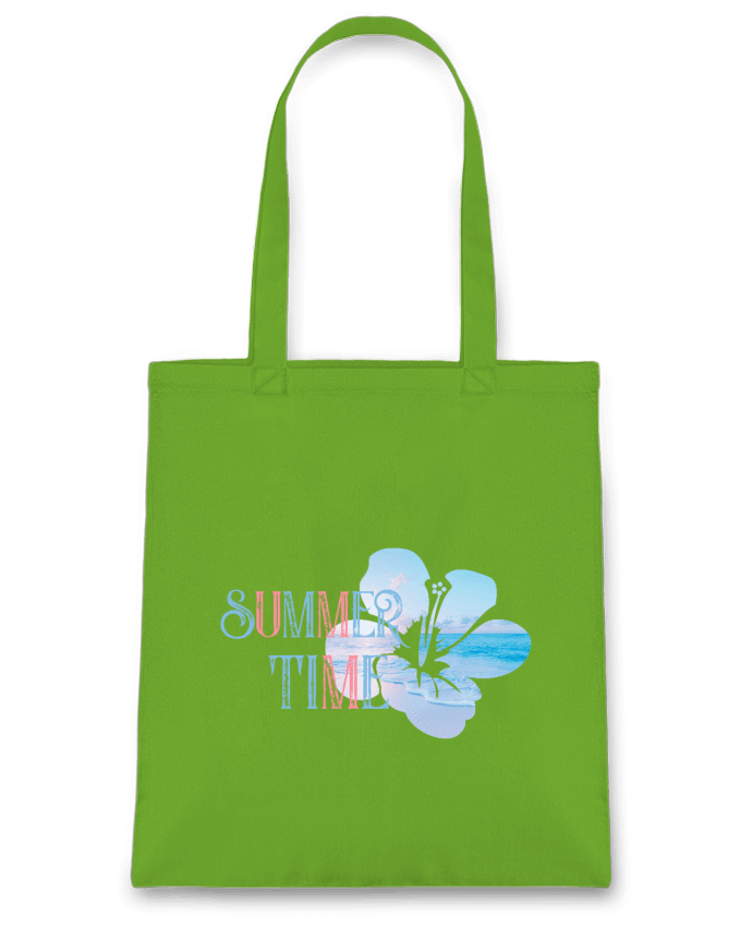 Tote Bag cotton Summer time by Clarté