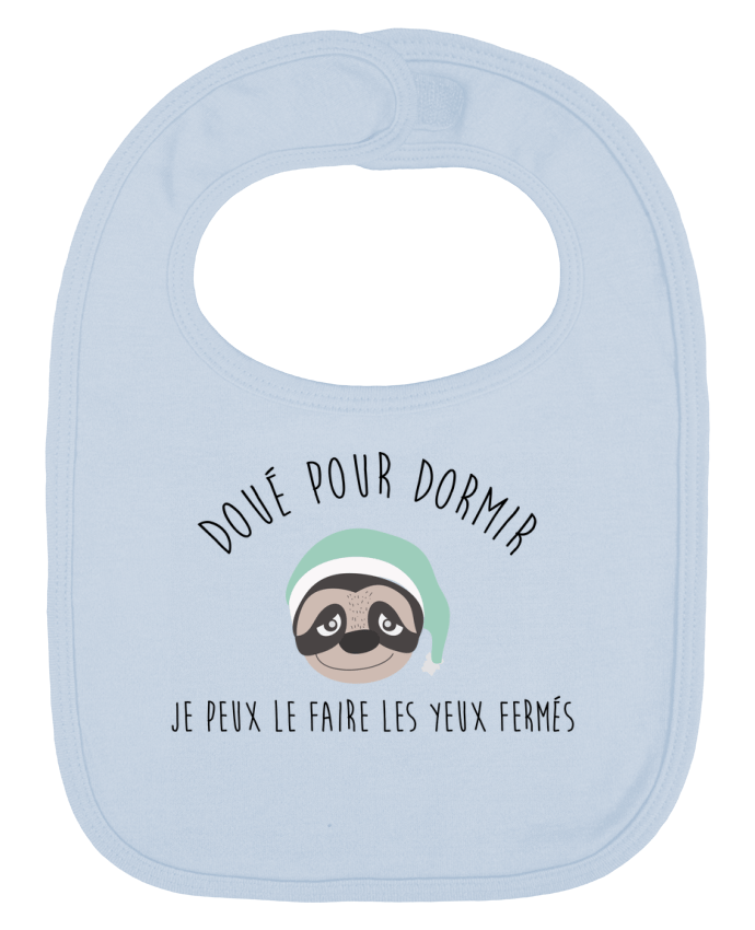 Bavoir bébé uni Doué pour dormir par jorrie