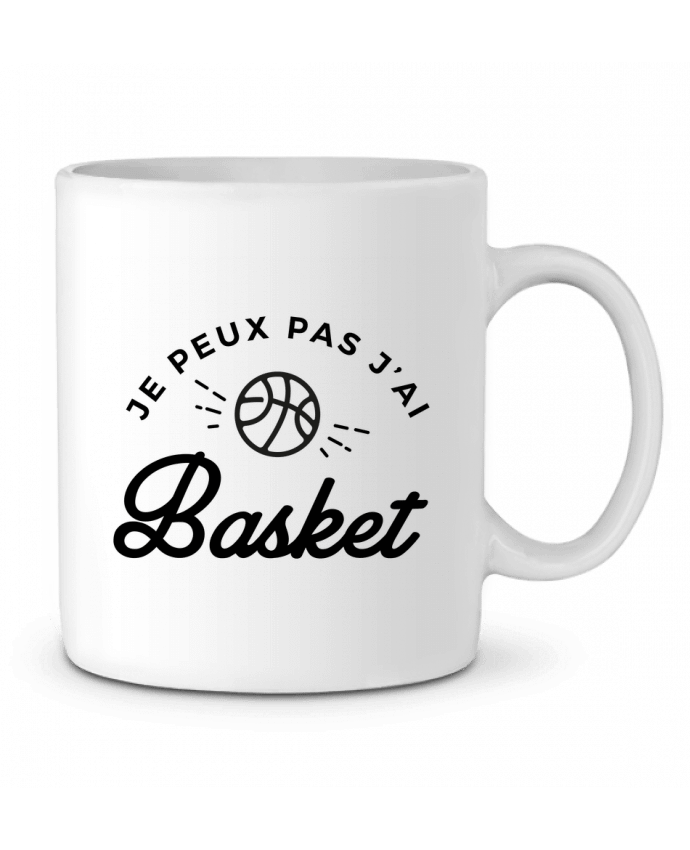 Ceramic Mug Je peux pas j'ai Basket by Nana