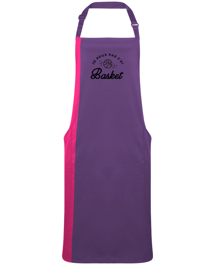 Two-tone long Apron Je peux pas j'ai Basket by  Nana
