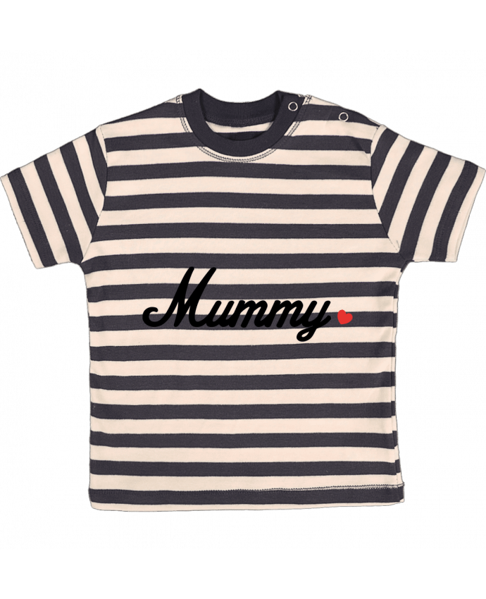 Tee-shirt bébé à rayures Mummy par Nana