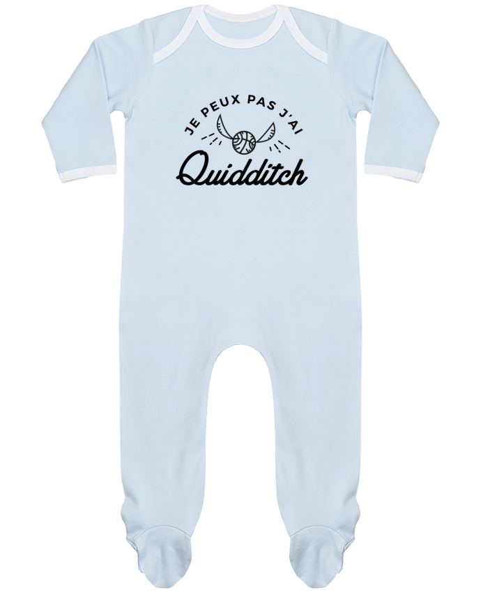 Baby Sleeper long sleeves Contrast Je peux pas j'ai Quidditch by Nana