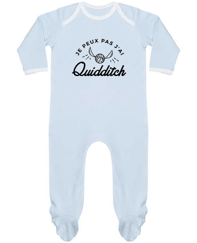 Body Pyjama Bébé Je peux pas j'ai Quidditch par Nana