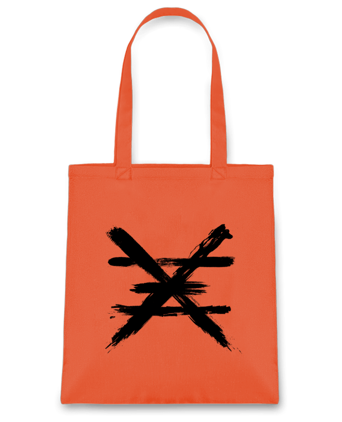 Tote Bag cotton Copper Symbol - Black Edition by Lidra