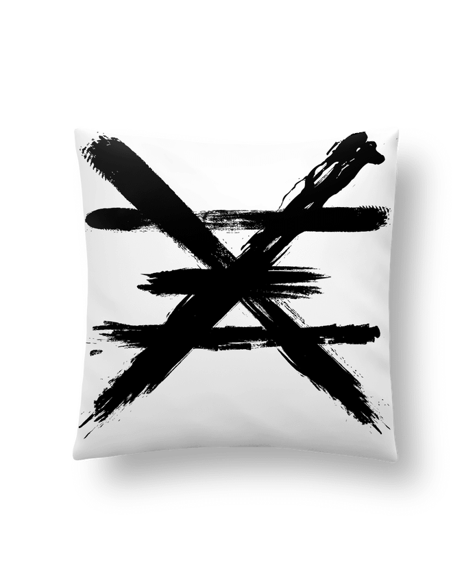 Cushion synthetic soft 45 x 45 cm Copper Symbol - Black Edition by Lidra