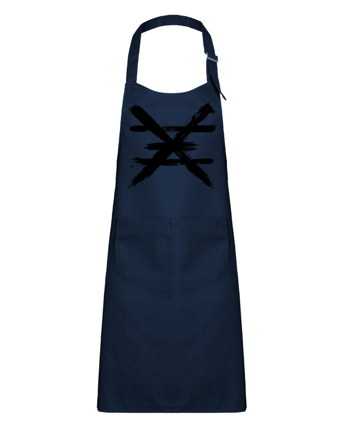 Kids chef pocket apron Copper Symbol - Black Edition by Lidra