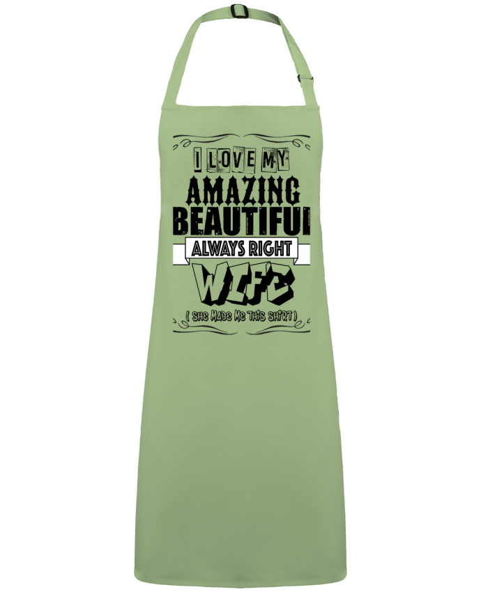 Apron no Pocket Love my wife by  Kennyken