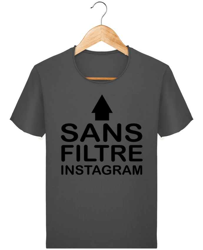  T-shirt Homme vintage Sans filtre instagram par jorrie