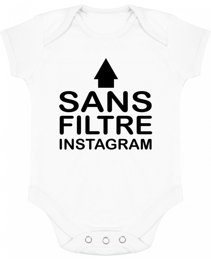 Body Bebé Contraste Sans filtre instagram por jorrie