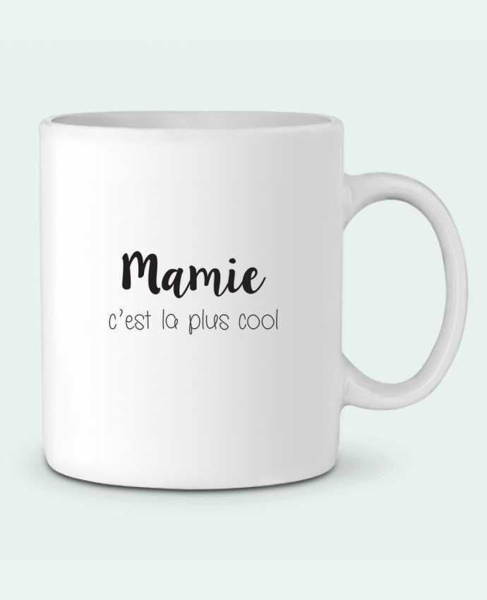 Ceramic Mug Mamie c'est la plus cool by Mila-choux