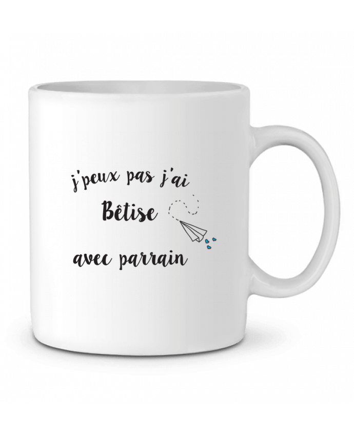 Taza Cerámica J'peux pas j'ai bêtise avec porrain por Mila-choux