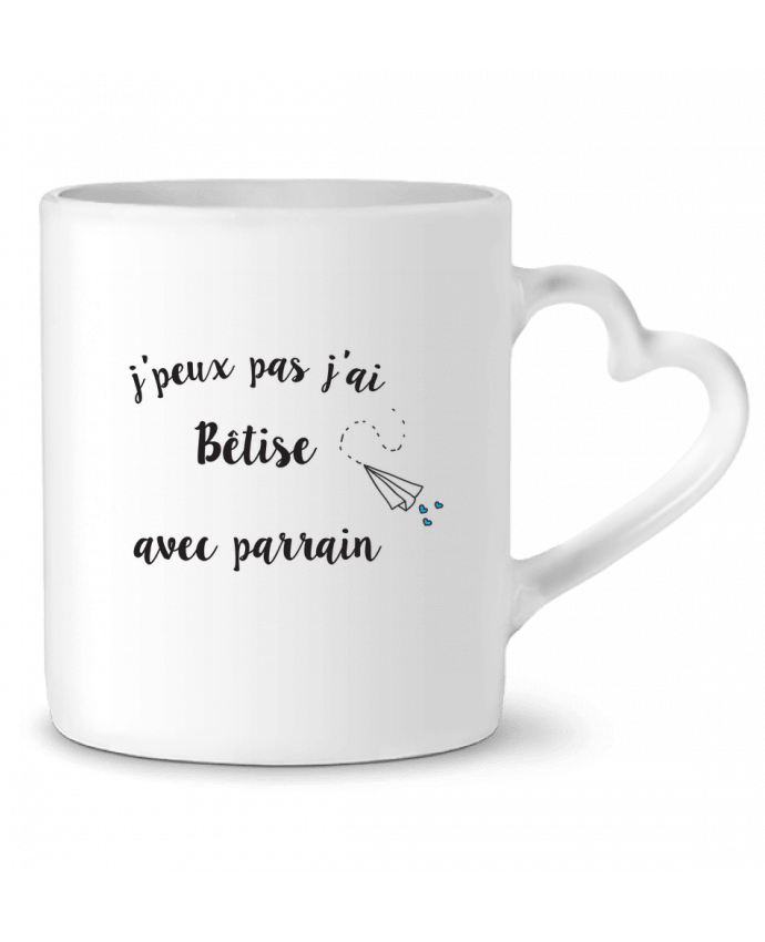 Mug Heart J'peux pas j'ai bêtise avec byrain by Mila-choux