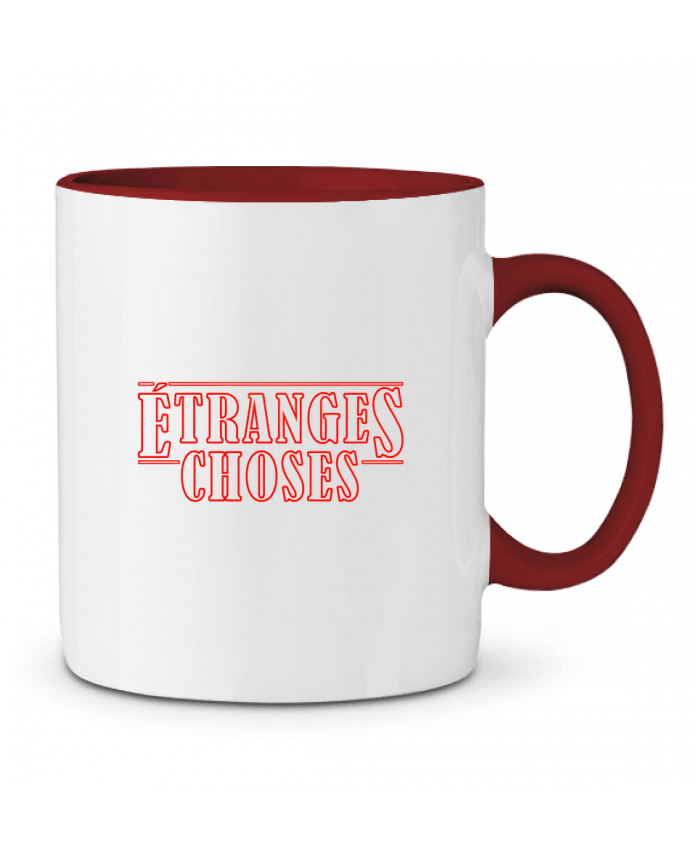 Mug bicolore Etranges choses Ruuud