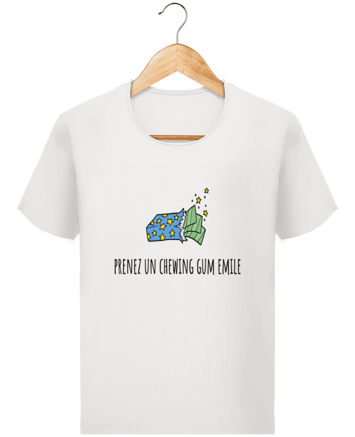  T-shirt Homme vintage Prenez un chewing gum Emile, citation film la cité de la peur. par Mlle Coco