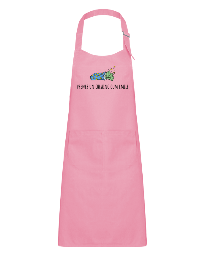 Kids chef pocket apron Prenez un chewing gum Emile, citation film la cité de la peur. by Mlle Coco