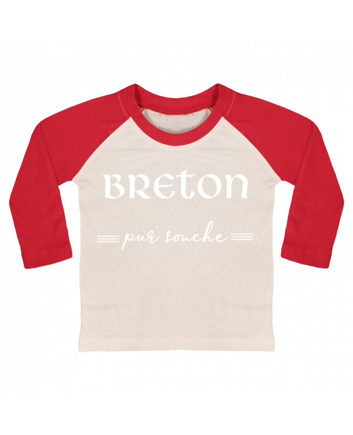 T-shirt baby Baseball long sleeve Breton pur souche by jorrie