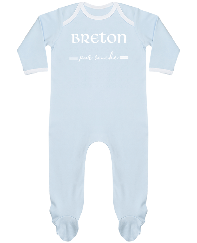 Pijama Bebé Manga Larga Contraste Breton pur souche por jorrie