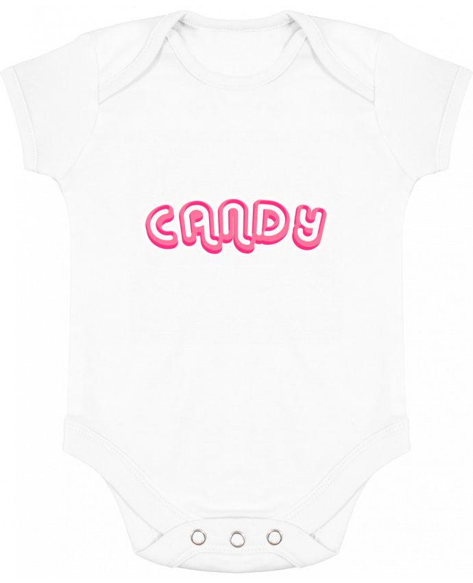 Body bébé manches contrastées Candy par Fdesign