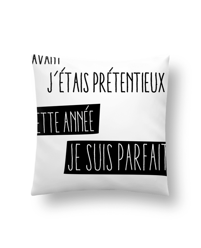 Cushion synthetic soft 45 x 45 cm Proverbe prétentieux by jorrie