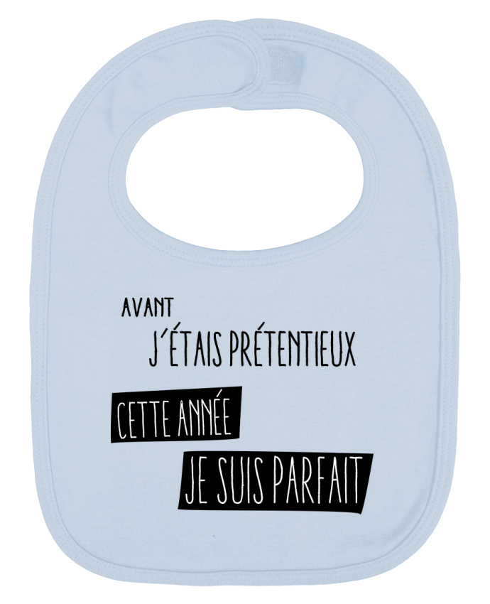 Bavoir bébé uni Proverbe prétentieux par jorrie