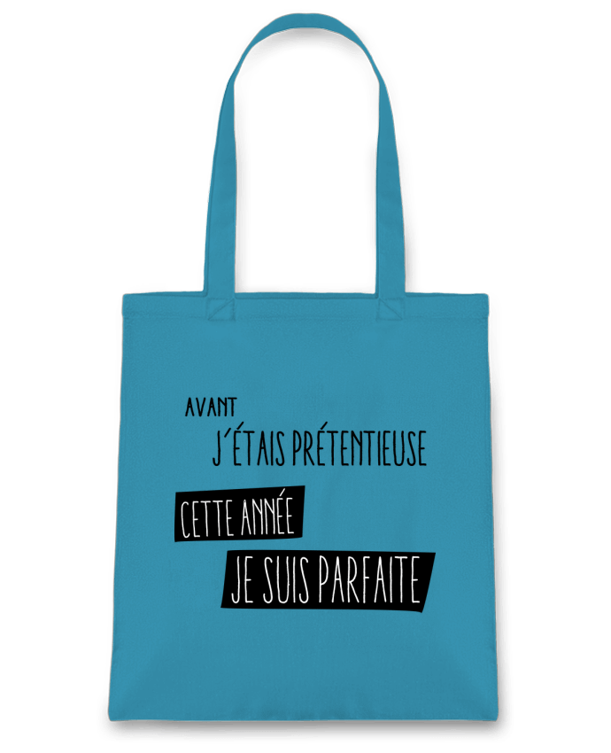 Tote Bag cotton Proverbe pretentieuse by jorrie