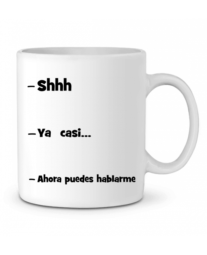 Ceramic Mug Shhhh coffee by tunetoo