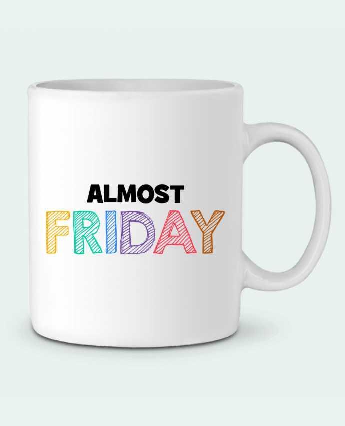 Ceramic Mug Almost Friday by tunetoo