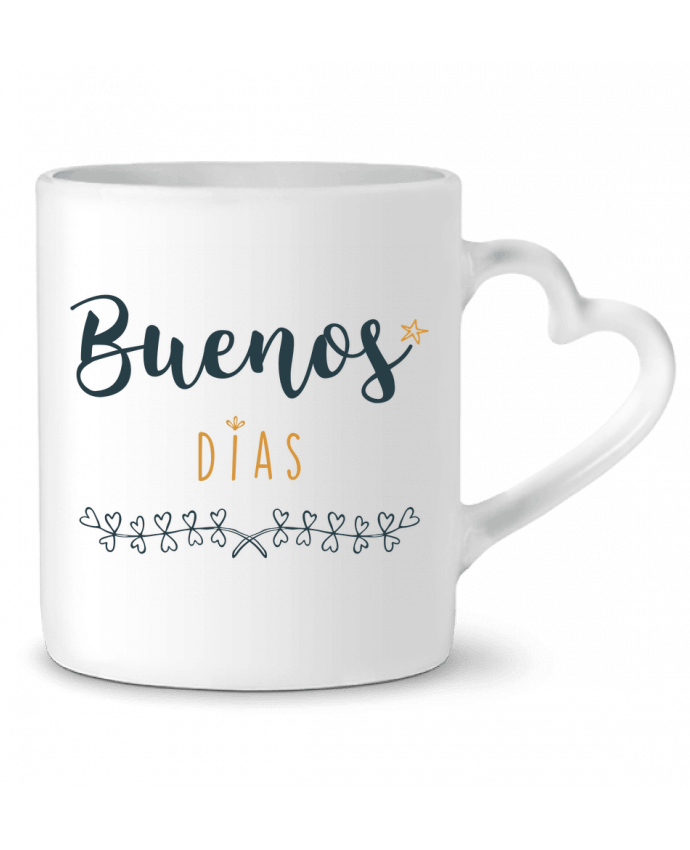 Mug Heart Buenos dias by tunetoo