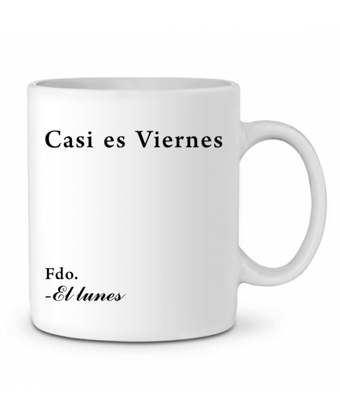 Taza Cerámica Casi es viernes por tunetoo