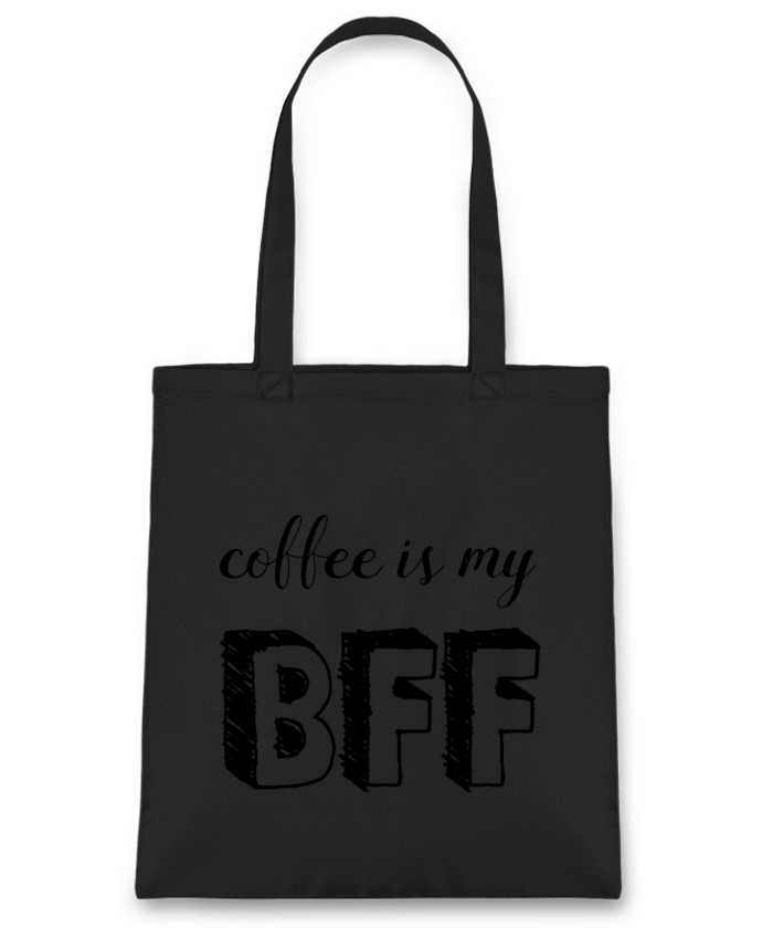 Tote Bag cotton Coffee is my BFF by tunetoo