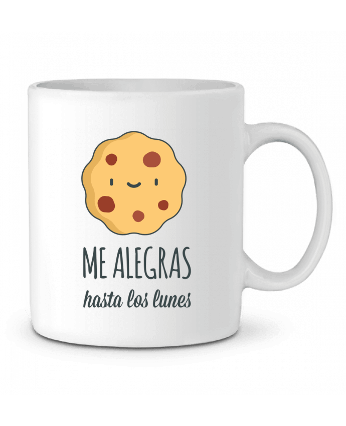 Taza Cerámica Me alegras hasta los lunes por tunetoo