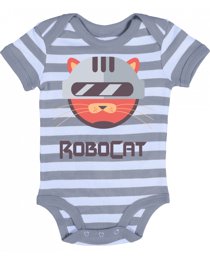 Baby Body striped ROBOCAT - Tchilleur