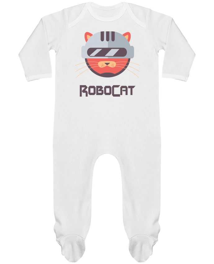 Baby Sleeper long sleeves Contrast ROBOCAT by Tchilleur