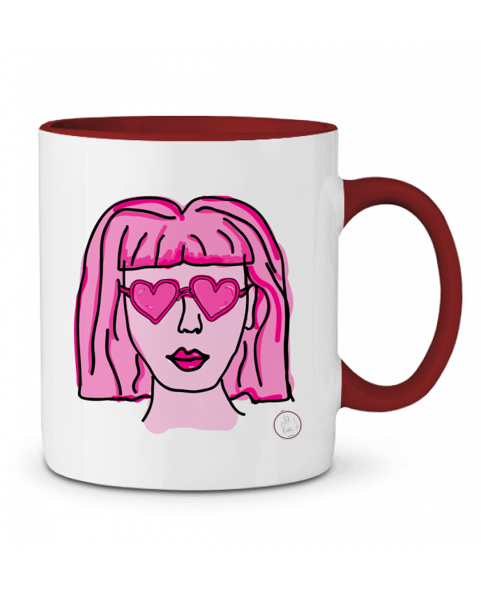 Mug bicolore Fuccia Juanalaloca